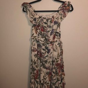 Bloggers fave Zara off-shoulder peasant dress